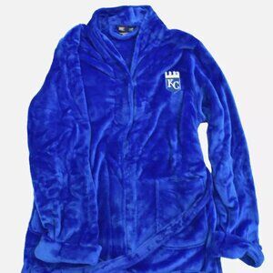 Northwest Mens MLB Kansas City Royals Silky Soft Luxe Bath Robe Bathrobe New